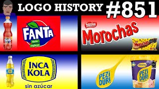 LOGO HISTORY 851  Peziduri Morochas Fanta Kola Inglesa amp Inca Kola Sin Azúcar [upl. by Aicire386]