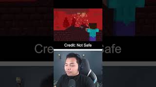 REACT MEME MINECRAFT LUCU INDONESIA 161 shorts [upl. by Ogawa]