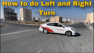 How to take Left and Right Turn [upl. by Hairu]