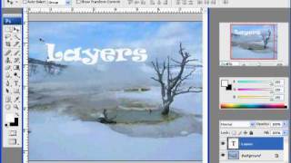 Rasterizing Type in Photoshop [upl. by Hobbs]