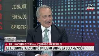 Habla el asesor económico de Milei quotLa dolarización es para bajar la inflaciónquot [upl. by Kei]