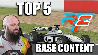 TOP 5 Base content rFactor 2 cars [upl. by Nosila]