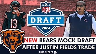 BRAND NEW Chicago Bears NFL Mock Draft After Justin Fields Trade Caleb Williams At 1 Then What [upl. by Tabatha755]