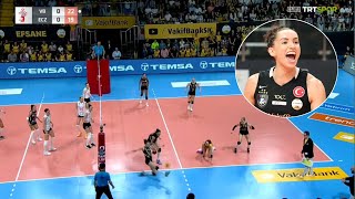 Gabi guimaraes  vakifbank vs Eczacibasi DYNAVIT  Turky volleyball League 2324 week 4 [upl. by Arlon463]