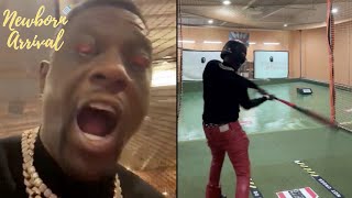 Boosie Takes His Daughters To Pro Golfers Sports amp Goes Full Demon Time In The Batting Cage 👿 [upl. by Lorain]