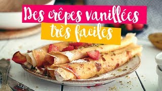 comment préparer des crêpes en 10 min  طريقة تحضير الكريب في 10 دقائق [upl. by Aiuqram]