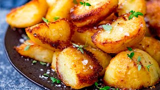 The BEST Crispy Roast Potatoes [upl. by Ordnassela]