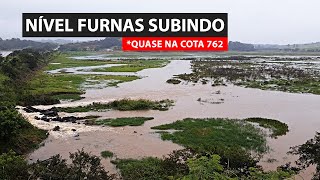 REPRESA DE FURNAS SUBINDO CHUVAS ELEVAM O NÍVEL DO LAGO QUASE NA COTA 762 IMAGENS DE AREADOMG [upl. by Bury19]