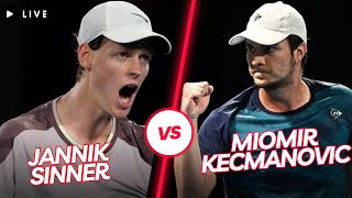 ATP LIVE JANNIK SINNER VS MIOMIR KECMANOVIC ATP WIMBLEDON OPEN 2024 TENNIS PREVIEW STREAM [upl. by Kcirddec]