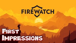 First Impressions of Firewatch in 2023 on the Xbox Series X [upl. by Melinde]