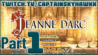 Jeanne dArc  PSP  Full Playthrough Part 1 of 2  Twitch VOD [upl. by Tuckie677]