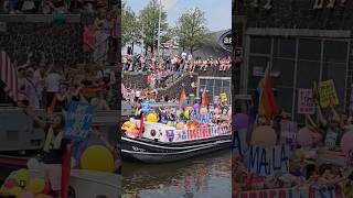 Amsterdam PRIDE festival 2024 amsterdam pride 2024 [upl. by Ilehs85]