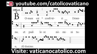 Bonum est confiteri  Canto Gregoriano  Gregorian Chant [upl. by Lemart218]