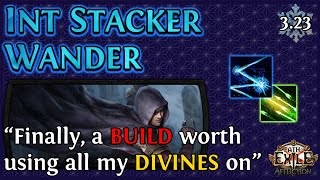 Gorathas Int Stacker Wander Leveling STARTS NOW  Path of Exile HC Affliction Adventures 323 [upl. by Lebaron]