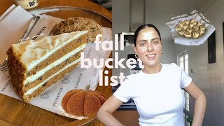 fall bucket list pt 1  room decor Starbucks and some baking 🥧🍂☕️ [upl. by Tumer]