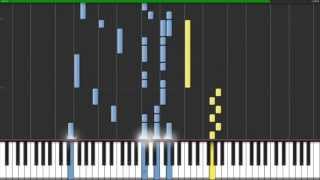 East Berlin  EntreDeuxMers Piano amp Flute Tutorial Synthesia [upl. by Jamille]