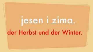 Lekcija 16  Godišnja doba i vrijeme naucinjemackicom  Jahreszeiten und Wetter  video lekcije [upl. by Nivrad]