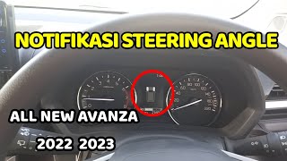 TOYOTA AVANZA 2022 2023 TERBARU BISA LIHAT KELURUSAN RODA DEPAN  STERING ANGLE NOTIFICATION [upl. by Mushro827]