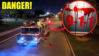 IF YOU SEE BLOOD ON A FIRETRUCK GET HELP FAST youre in DANGER [upl. by Ssew]