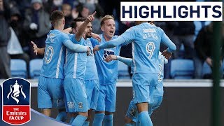 Coventry 21 Stoke Official Highlights  Emirates FA Cup 201718 [upl. by Islehc]