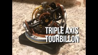 3D Printed Triple Axis Tourbillon [upl. by Myer]