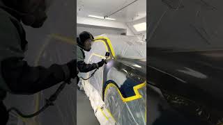 SPRAYING SEALER KEEPING IT SMALL TO BLEND COLOUR IN PANEL [upl. by Naara945]