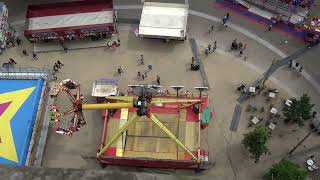 Show Time  Vd Wiel Offride van bovenaf Zomer Kermis Deventer 2024 [upl. by Saxet120]