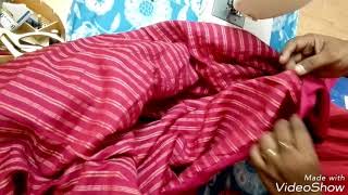 Saree falls stiching in tamil  Easy method [upl. by Eirak761]