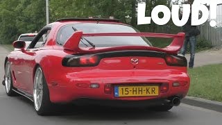 Mazda RX7 SOUND Compilation 2016 [upl. by Lagiba]