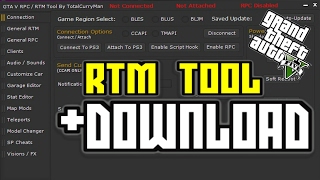 GTA5CFWPS3 TotalCurryMan GTA 5 RTM Tool SHOWCASELink [upl. by Kylila]