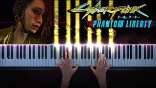 Cyberpunk 2077  Phantom Liberty by Dawid Podsiadło PT Adamczyk  Piano Version  Cover [upl. by Anaynek]