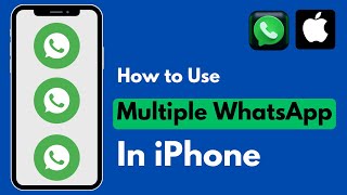 How to Use 3 WhatsApp in iPhone  How to Use Multiple WhatsApp Accounts in iPhone [upl. by Gabe]