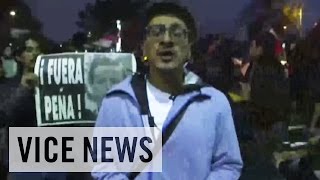 Raw Coverage Protests in Mexico City [upl. by Erastus]