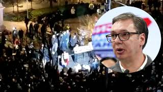 VUČIĆU GOTOV SI  NAROD IZLAZI NA ULICE ZBOG NAMEŠTENIH IZBORA  PREDSEDNIŠTVO JE OPKOLJENO [upl. by Aridni256]