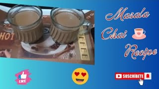 Masala Chai Recipe☕️😍   Easy Recipe  Must watch🥰 [upl. by Nnylsor665]