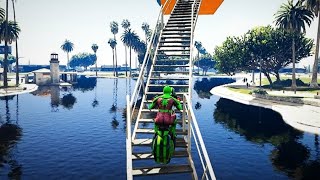 GTAV Spiderman vs ragdoll  Euphoria physics  part 10 gta euphoria ragdolls spiderman gaming [upl. by Matthews]