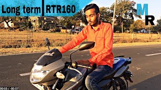 TVS APACHE RTR 160 old model review in hindi 2018  longterm mehtorider [upl. by Sofko]