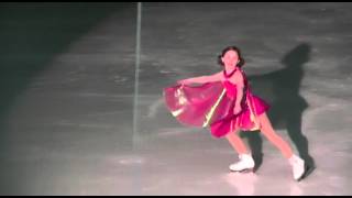 Alexandra Snowdon 8 in the Streatham Ice Christmas ice show 2015 [upl. by Kellyn]