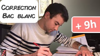 9h Study with me  Correction du bac blanc [upl. by Saville342]