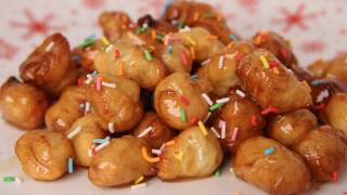 Italian Struffoli Recipe  Laura Vitale  Laura in the Kitchen Episode 264 [upl. by Itsrik]