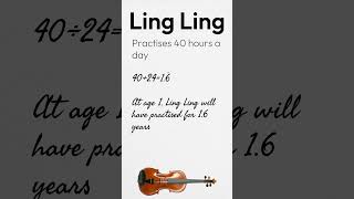 Ling Ling the Violin Prodigy [upl. by Areem]