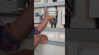 how to MCB conection MCB conection kaise kare MCB fitting MCB waring canection kaise kare 4pole MCB [upl. by Enniotna791]