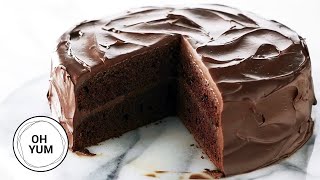 Professional Baker Teaches You How To Make CHOCOLATE CAKE [upl. by Elcarim]