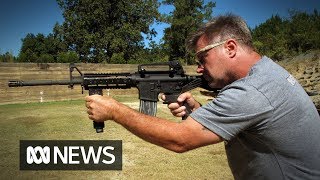 How does a bump stock work  ABC News [upl. by Akerehs]