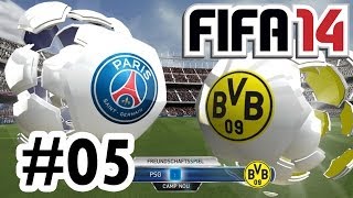 Paris SG vs Borussia Dortmund  FIFA 14 Demo 05  Lets PlayGameplay [upl. by Dinah]