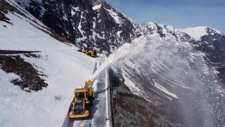 Norway reopens scenic Trollstigen road after snow clearance  AFP [upl. by Leoy]