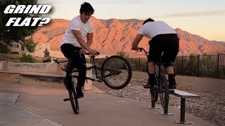 BMX Local Skatepark Tour Grind Flat Combos [upl. by Raven923]