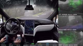 Autopilot Full Self Driving Demonstration Nov 18 2016 Realtime Speed [upl. by Kristianson]