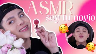 ASMR TU NOVIO TE MAQUILLA EN ESPAÑOL [upl. by Hwu15]