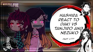 👹 Pillars react to Red Light District Episode 6 👹  Daki vs Tanjiro  Part 1  Gacha Club [upl. by Auqcinahs]